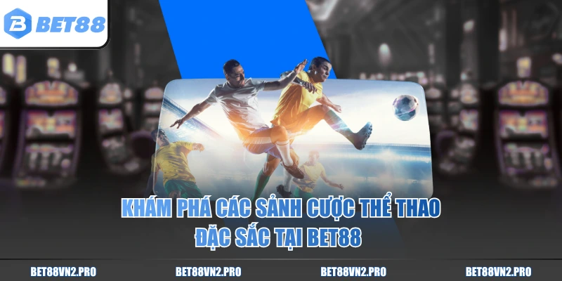 Khám phá các sảnh cược thể thao đặc sắc tại BET88